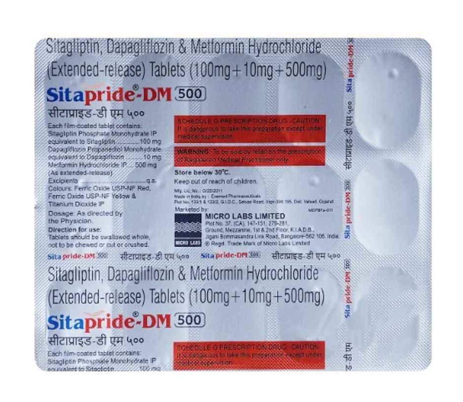 Sitapride-DM 500 Tablet ER