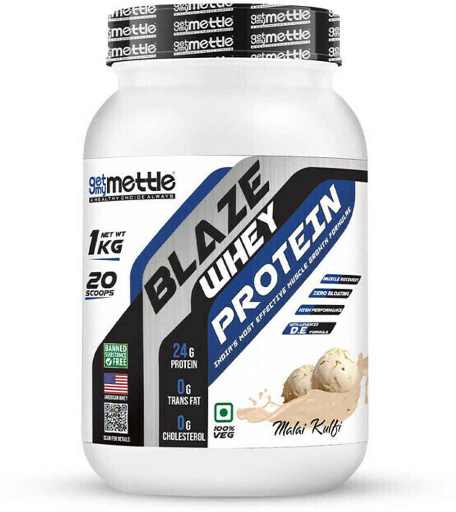 Getmymettle Blaze Whey Protein (Malai Kulfi)