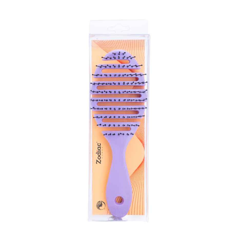 Zodiac Oval Pop Hair Brush | Frosty Lilac