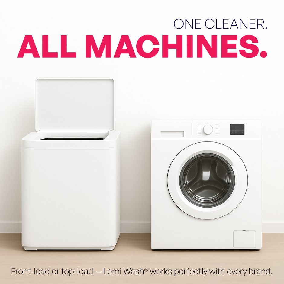 Lemiwash Washing Machine Cleaner 10 Tablets | Eliminates Odor | For Front And Top Loading