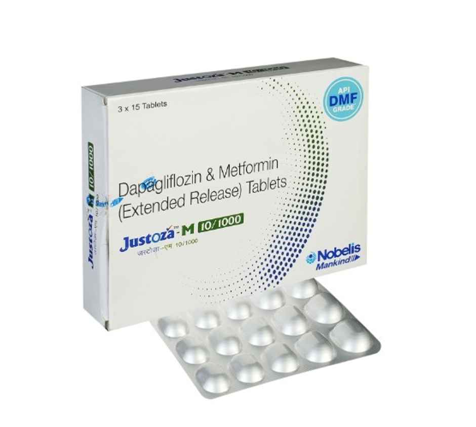 Justoza-M 10/1000 Tablet ER