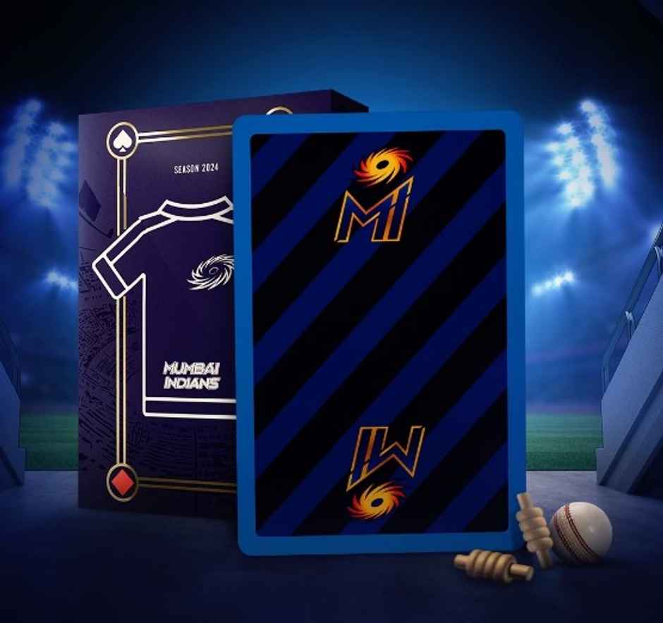 Parksons Cartamundi Mumbai Indians Playing Cards Svivel Pack