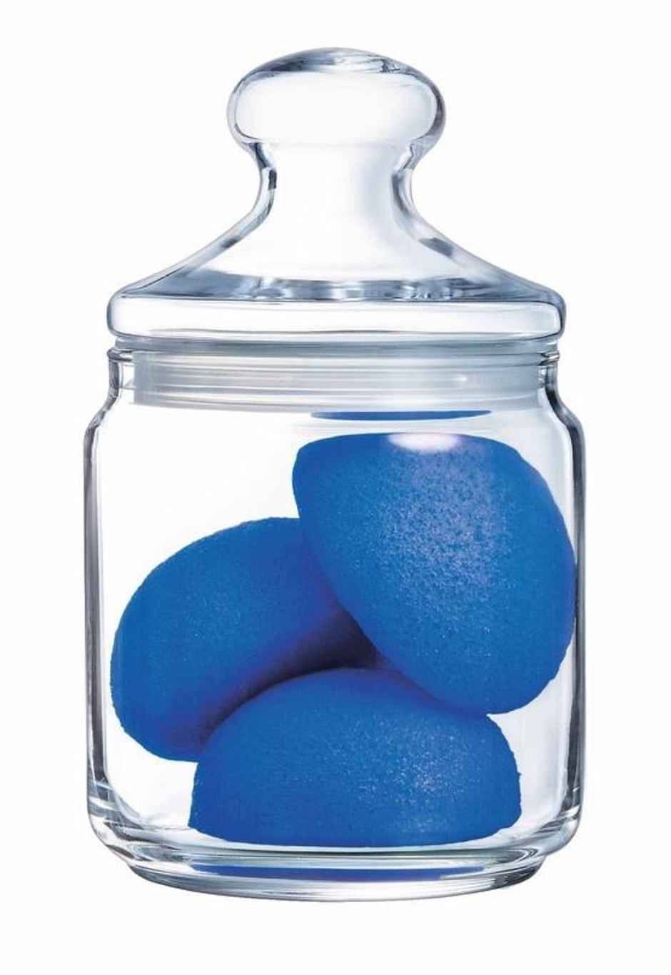 Luminarc Pot Club Jar | 500 ml | BPA-Free | Secure Lobster Clasp Lid | Transparent Glass