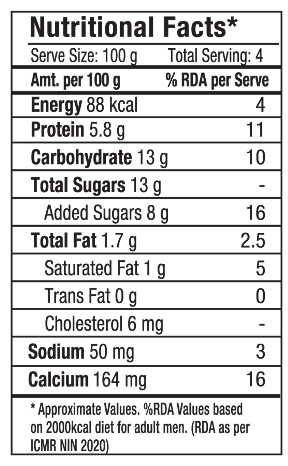 Epigamia Greek Yogurt - Strawberry