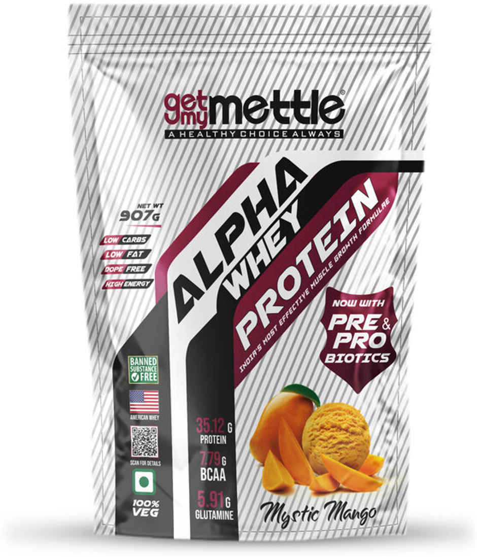 Getmymettle Alpha Whey Protein (Mystic Mango)