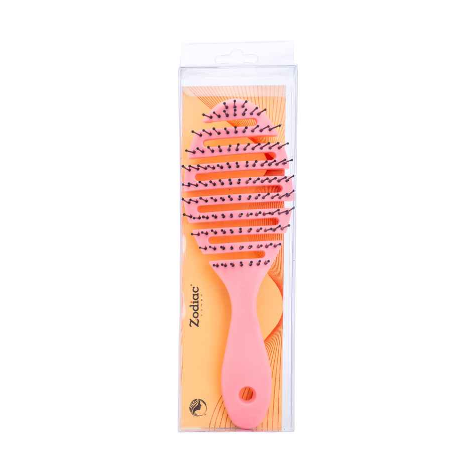 Zodiac Oval Pop Hair Brush | Candy Pink