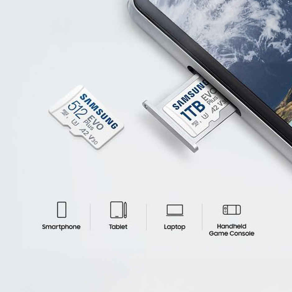 Samsung Evo Plus 128Gb Memory Card, Mb-Mc128Sa, In