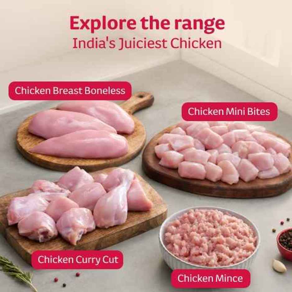 Licious Chicken (Skinless) - Curry Cut (Large)
