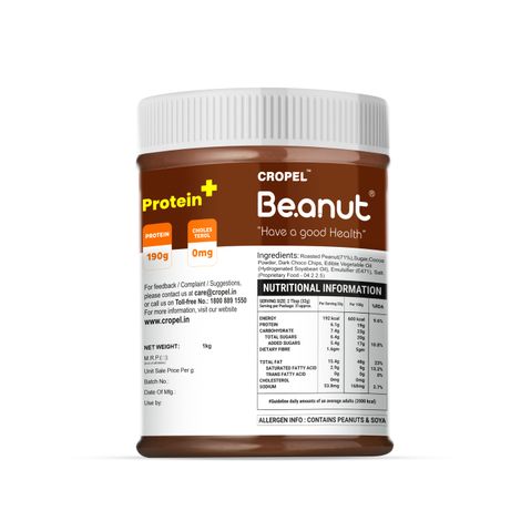Be.anut Chocolate Peanut Butter - Crispy