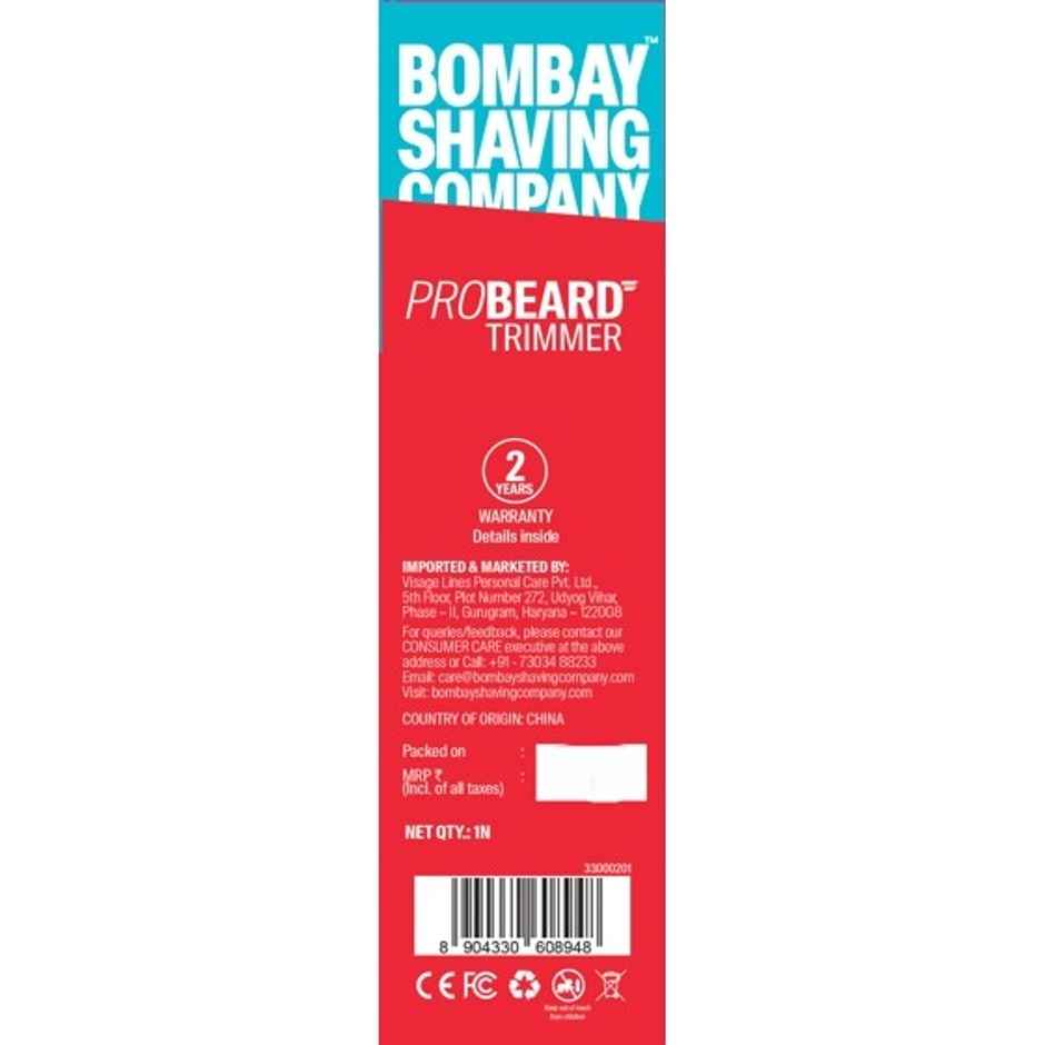 Bombay Shaving Company Type C Charging Trimmer | Pro Beard