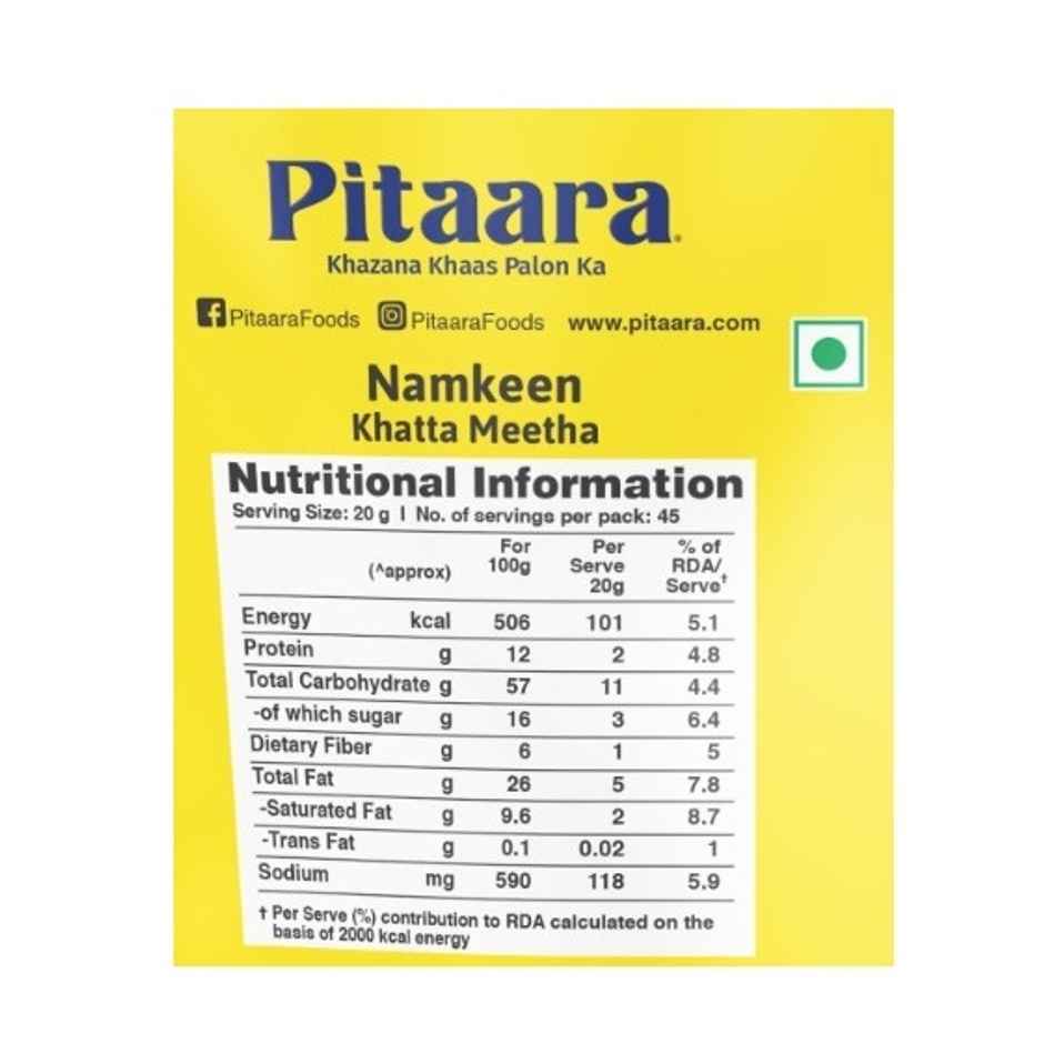 Pitaara Khatta Meetha Namkeen 900 Gm