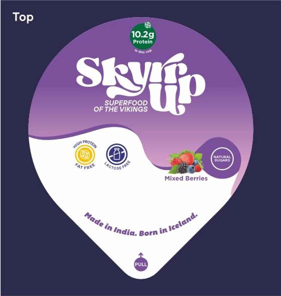 Skyrrup High-Protein Icelandic Yogurt - Mixed Berries | Fat-Free | No Added Sugar