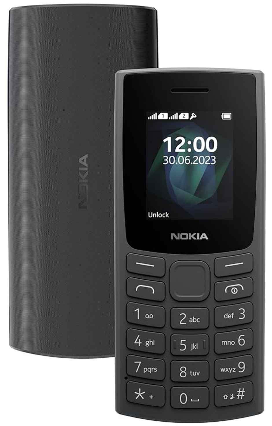 Nokia 105 SS Keypad Mobile |1.8" Display|4 MB, Charcoal |10174121|SS TA-1575 SS |2023|SP01Z07Z1697Y