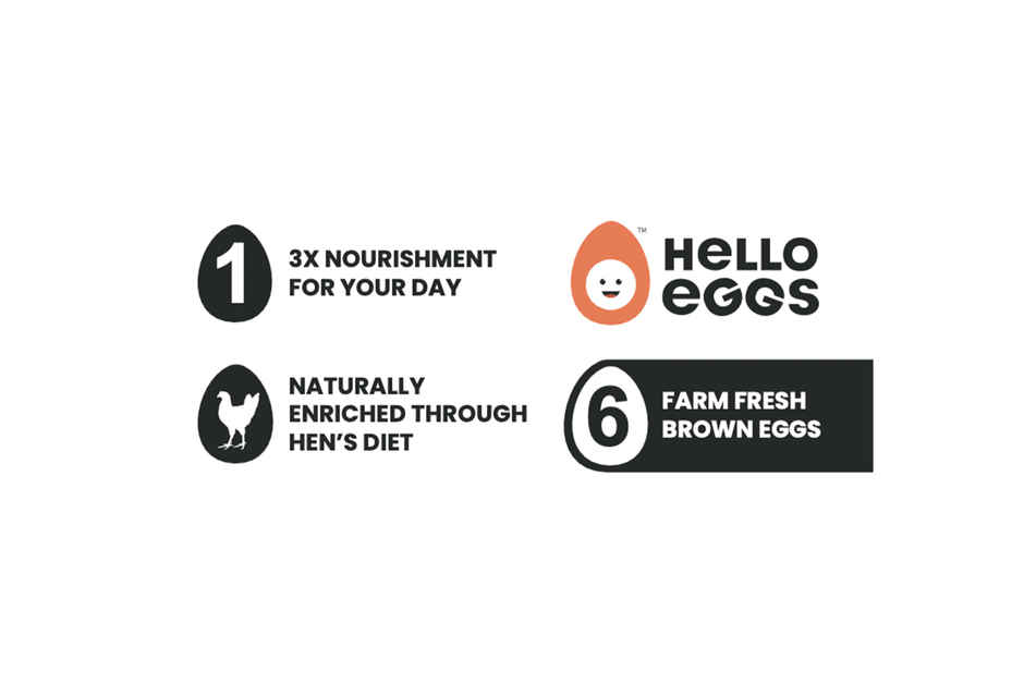 Hello Daily Enriched Brown Eggs