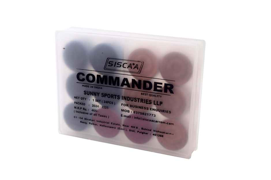 Sisca Carrom Coin Commander