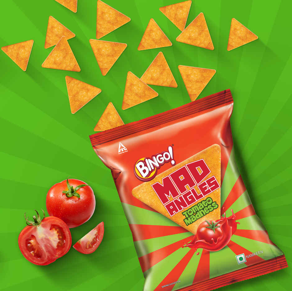 Bingo! Mad Angles Tomato Madness | Tangy & Crunchy