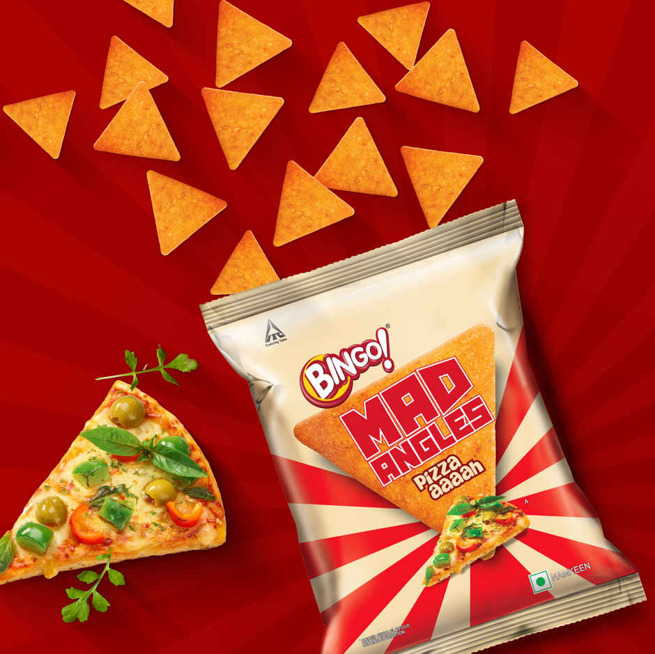 Bingo! Mad Angles Pizza Crisps | Crispy & Flavourful