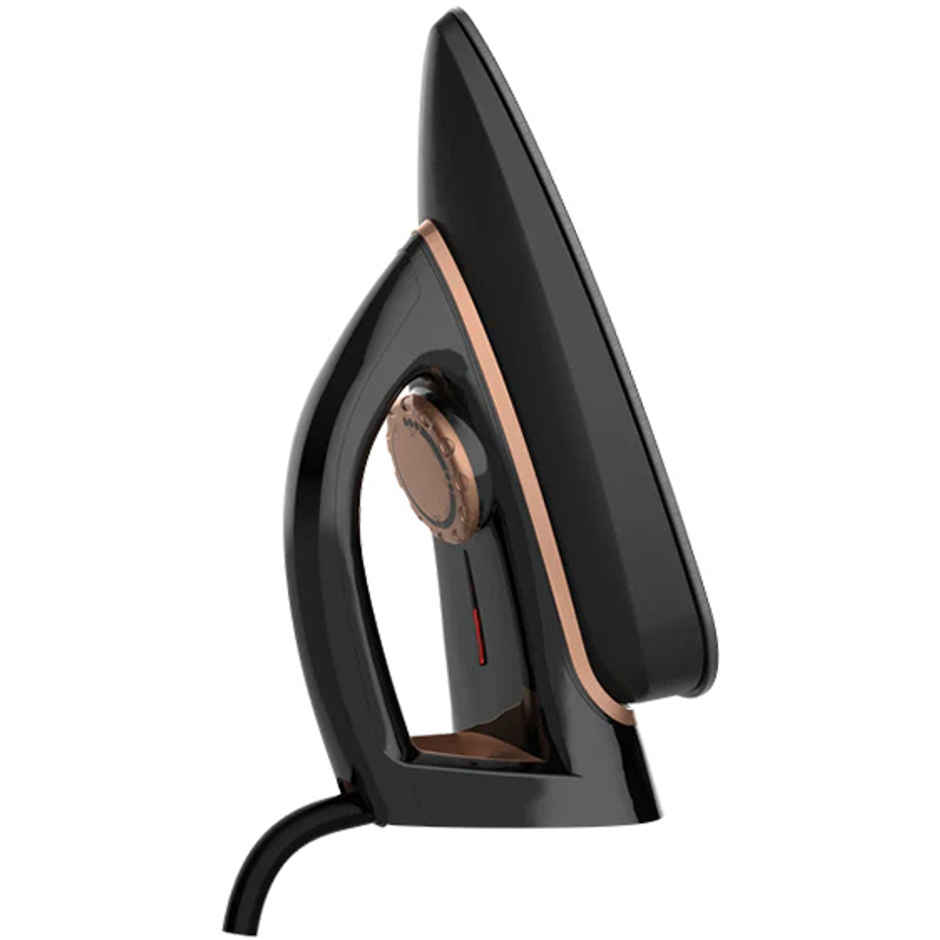 Crompton ACGEI-INSTAGLIDE 1000 W Dry Iron with NonStick Coating, Six Fabric Settings, Auto Cut off - BLACK AND BROWN