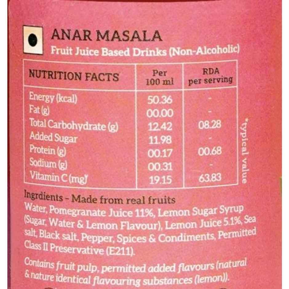 The Original Shikanji Anar Masala Juice | Bottle