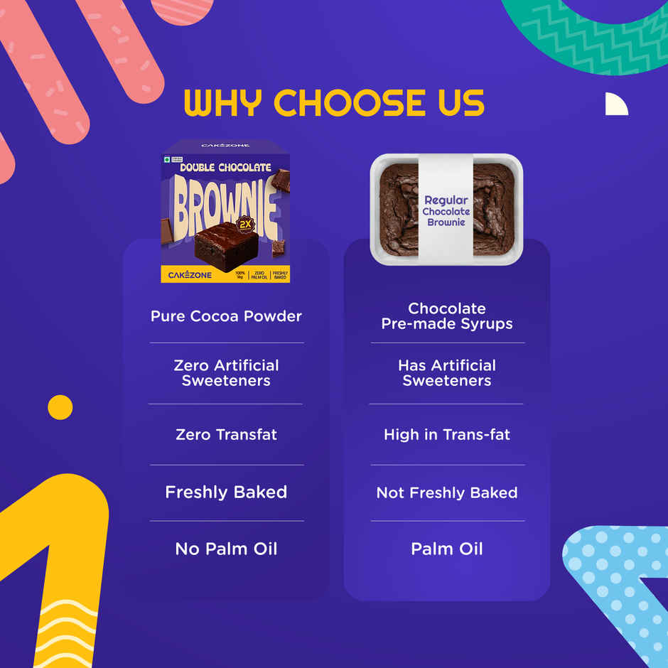 CakeZone Double Chocolate Brownie Combo 