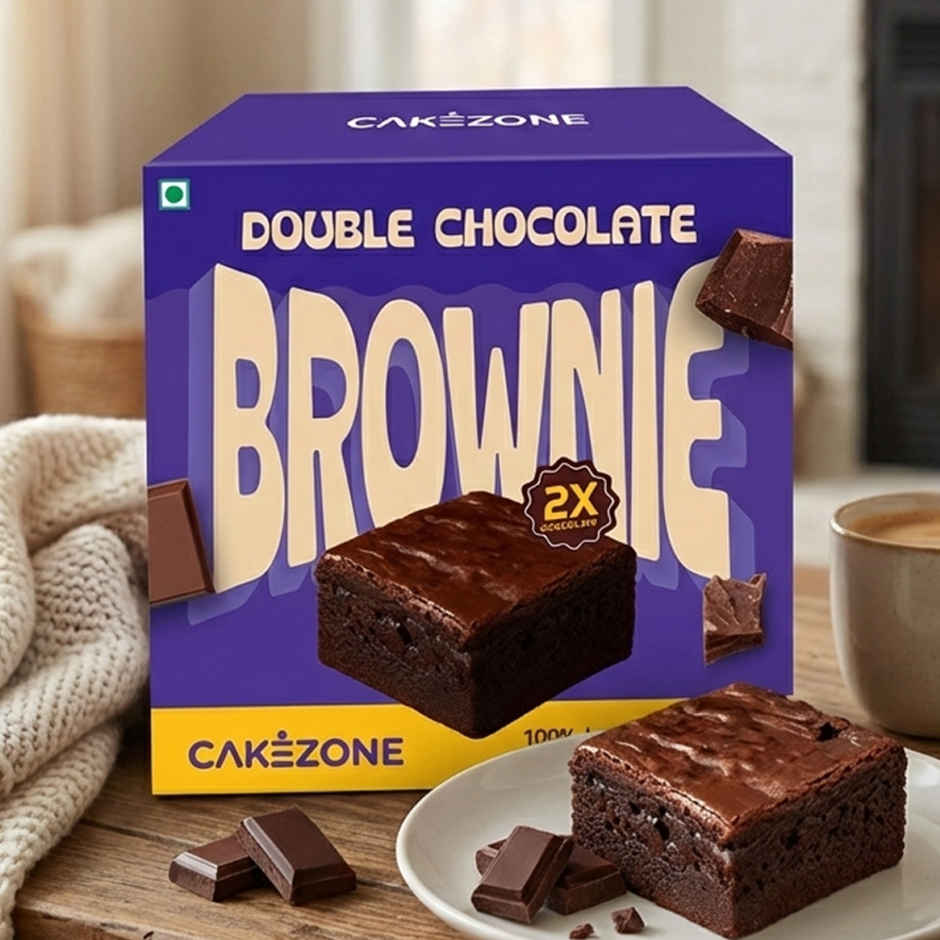 CakeZone Double Chocolate Brownie Combo 