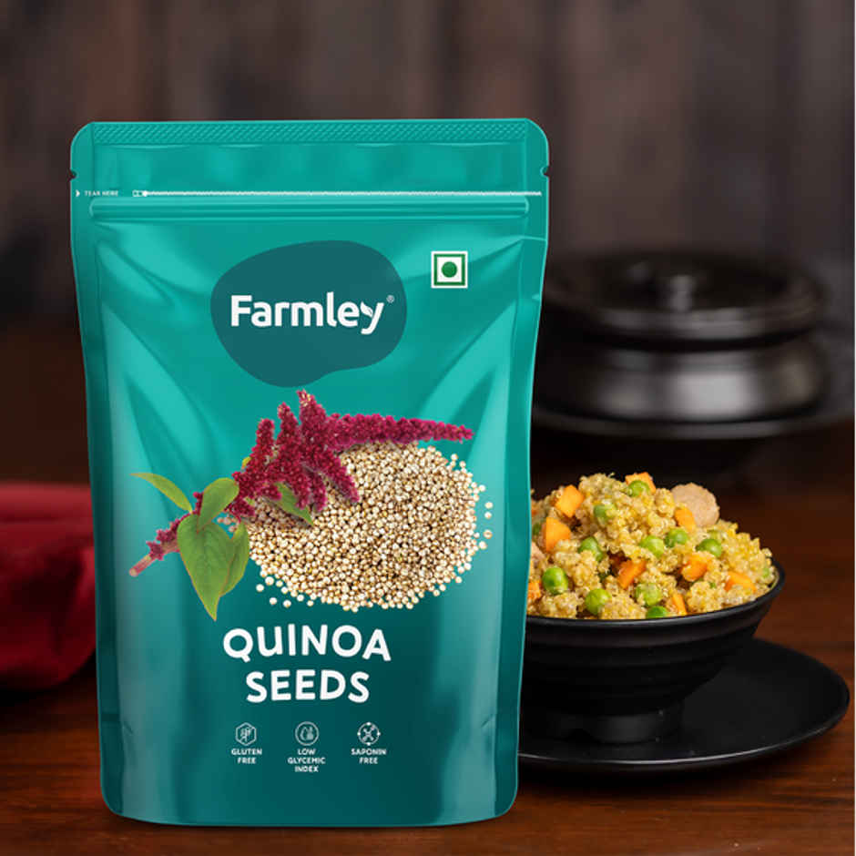 Farmley Natural Quinoa | Diet Food | Gluten Free | High Protein | Ready To Cook Quinoa