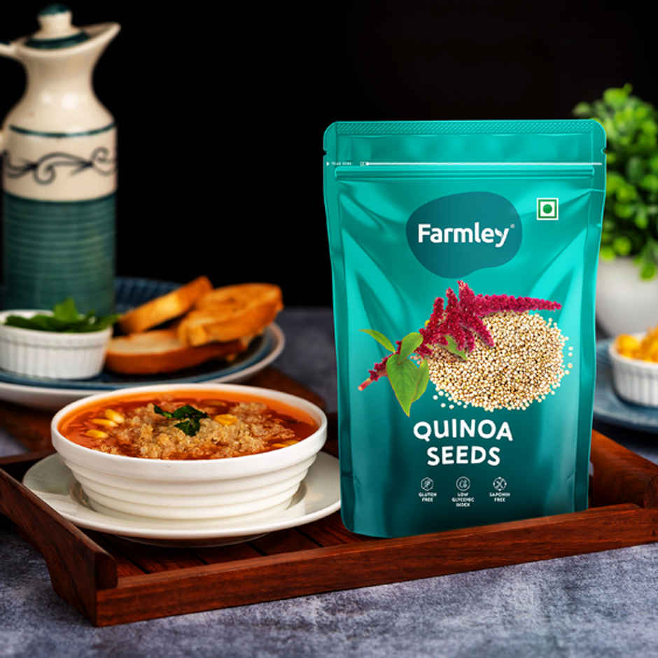 Farmley Natural Quinoa | Diet Food | Gluten Free | High Protein | Ready To Cook Quinoa