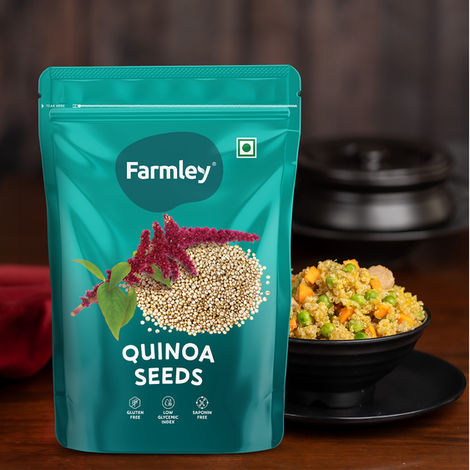 Farmley Natural Quinoa | Diet Food | Gluten Free | High Protein | Ready To Cook Quinoa