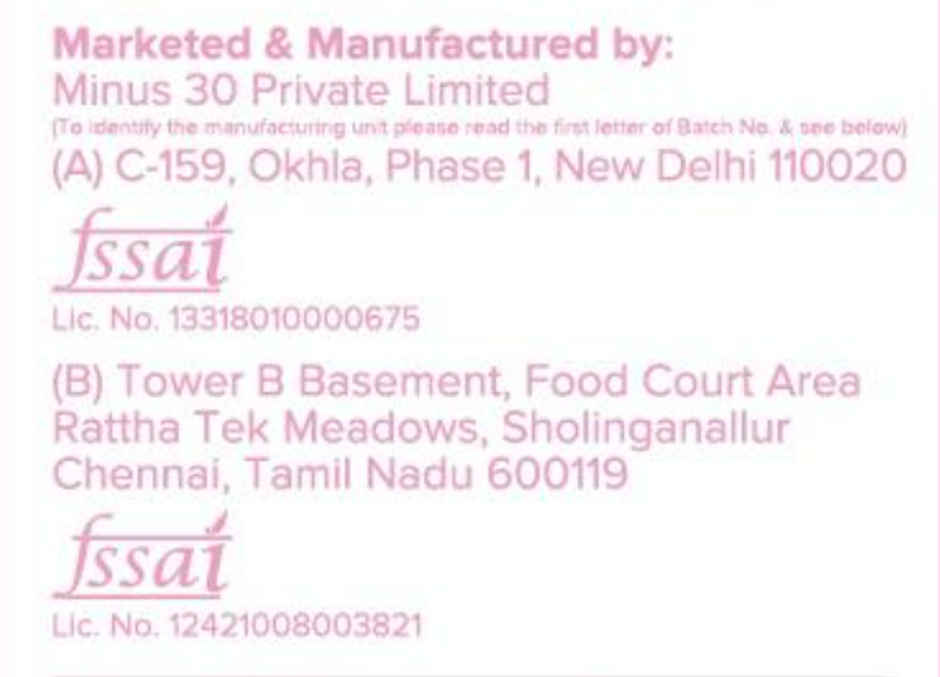 MINUS THIRTY Coconut Mini Stick Vegan & Sugar Free