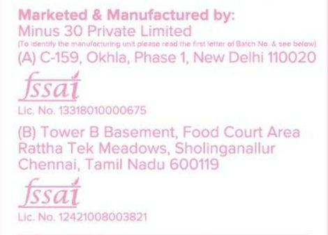 MINUS THIRTY Hazelnut Mini Stick Vegan & Sugar Free