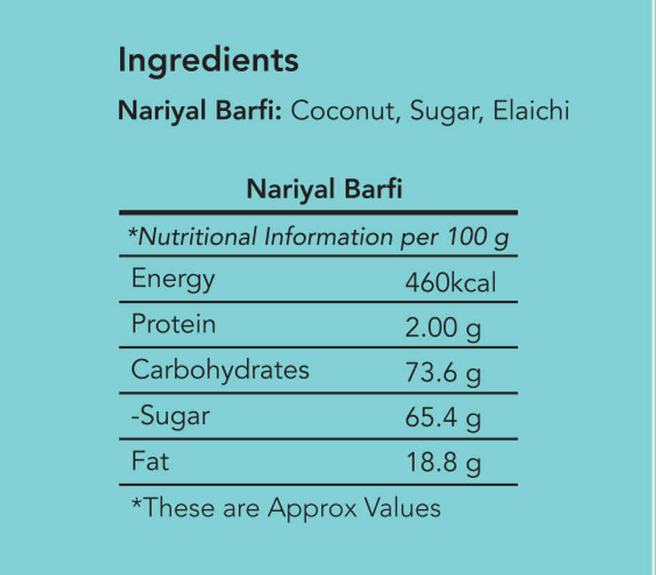Nariyal Barfi | Coconut Burfi by Bansiwala