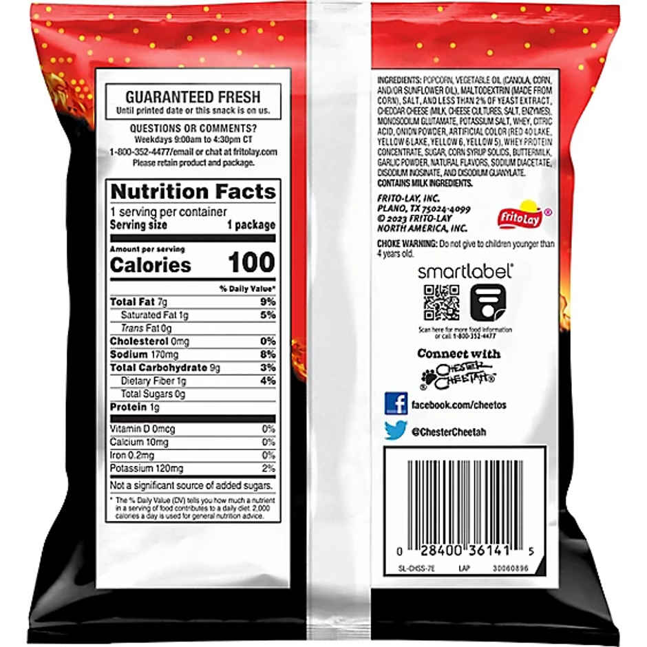 Cheetos Flamin Hot Popcorn