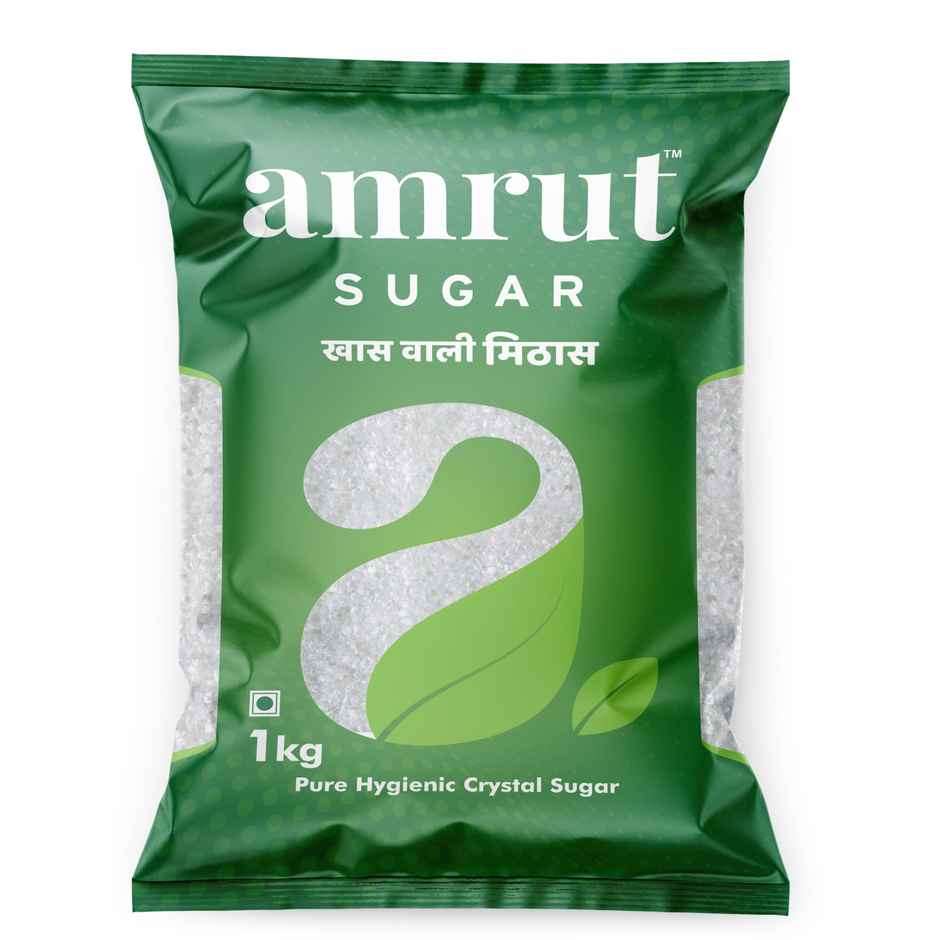 Fortune Sunlite Refined Sunflower Oil (Pouch)(1 l), Amrut Sugar(1 kg) & Daawat Super Basmati Rice(1 kg) Combo