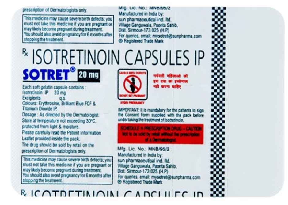 Sotret 20mg Capsule