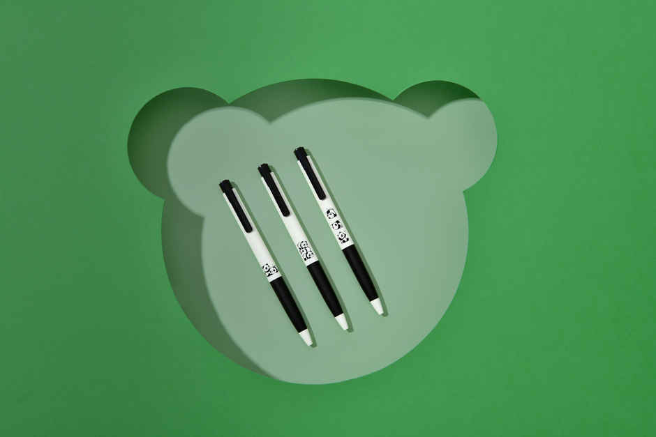 Kaco K7 Panda Party Gel Pen | Black