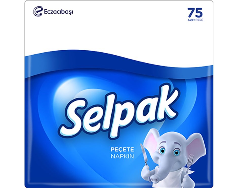 Selpak Luncheon Napkin 2Ply 75Sheets
