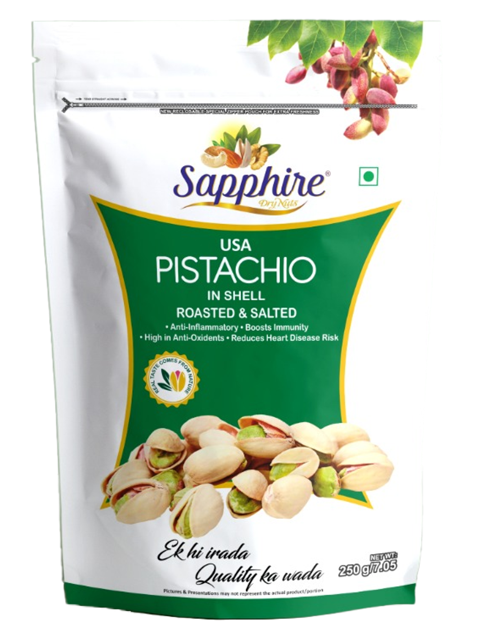 Sapphire Pista California Zipper Pouch