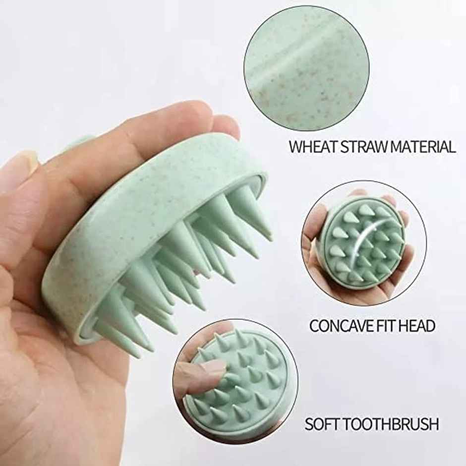 Bronson Professional Hair Scalp Massager And Shampoo Brush (Color May Very)