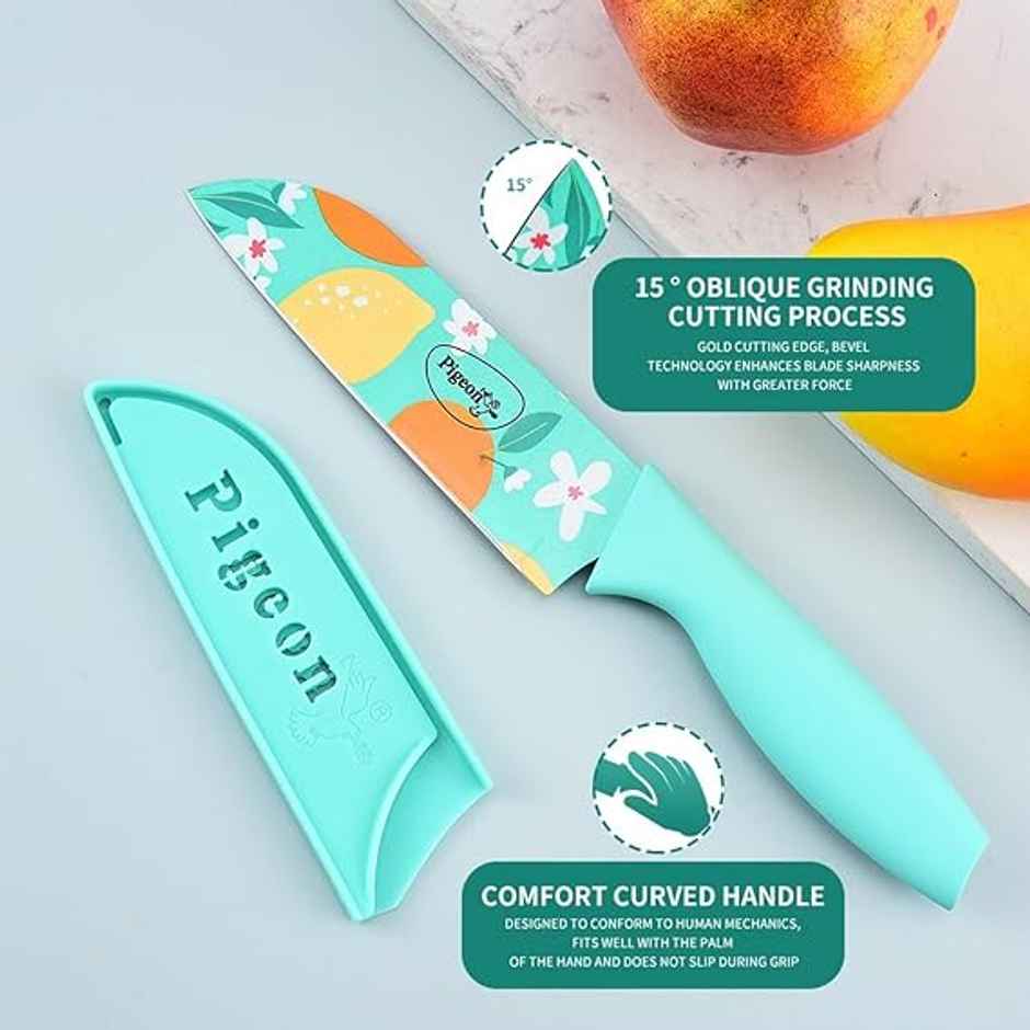 Pigeon Edge Printed Ss Knife Set 5 Inch