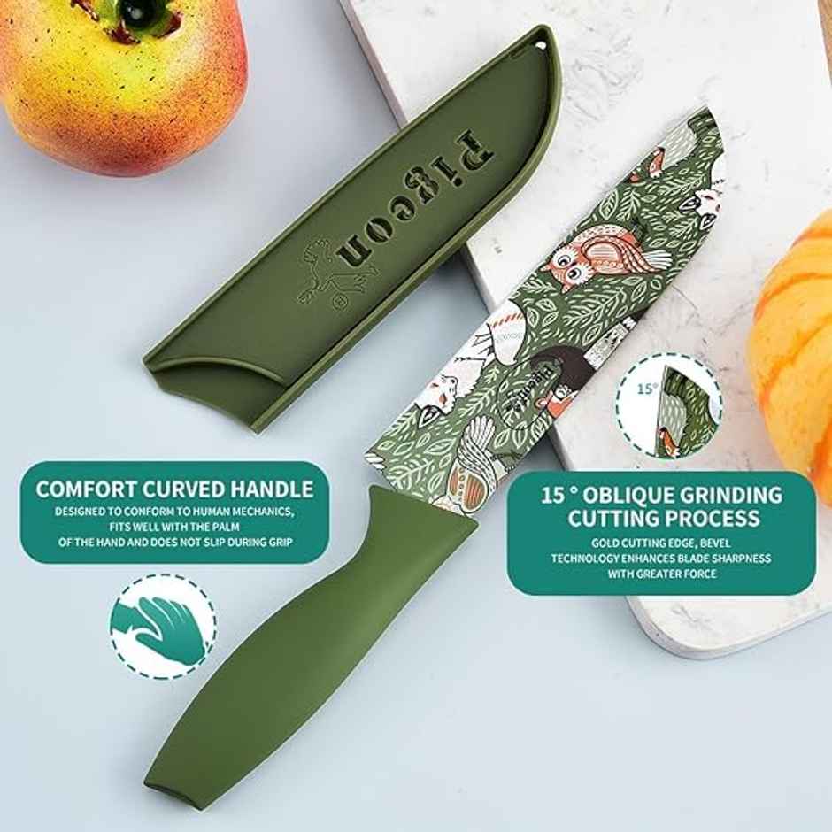 Pigeon Edge Printed Ss Knife Set 6 Inch