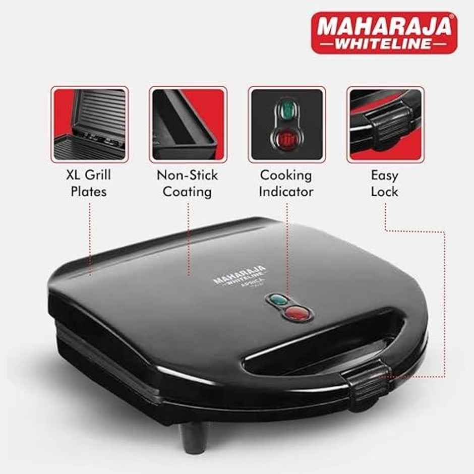 Maharaja Whiteline SM-205 750 W Sandwich Maker - Cooking Indicator