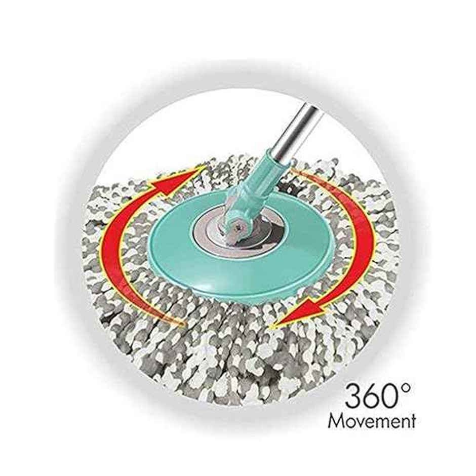 Spotzero By Milton Spin Mop Spares Set Handle With Microfibers Refill