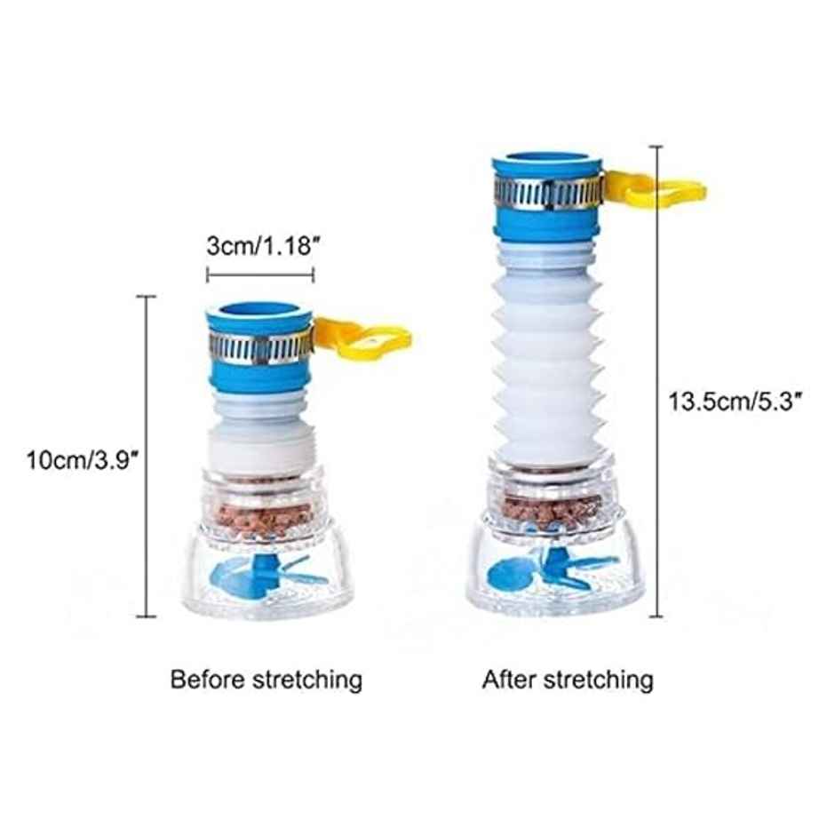 Daluci Tap Extender & Filter | Anti-Splash Water-Saving Rotating Faucet Nozzle for Kitchen Sink