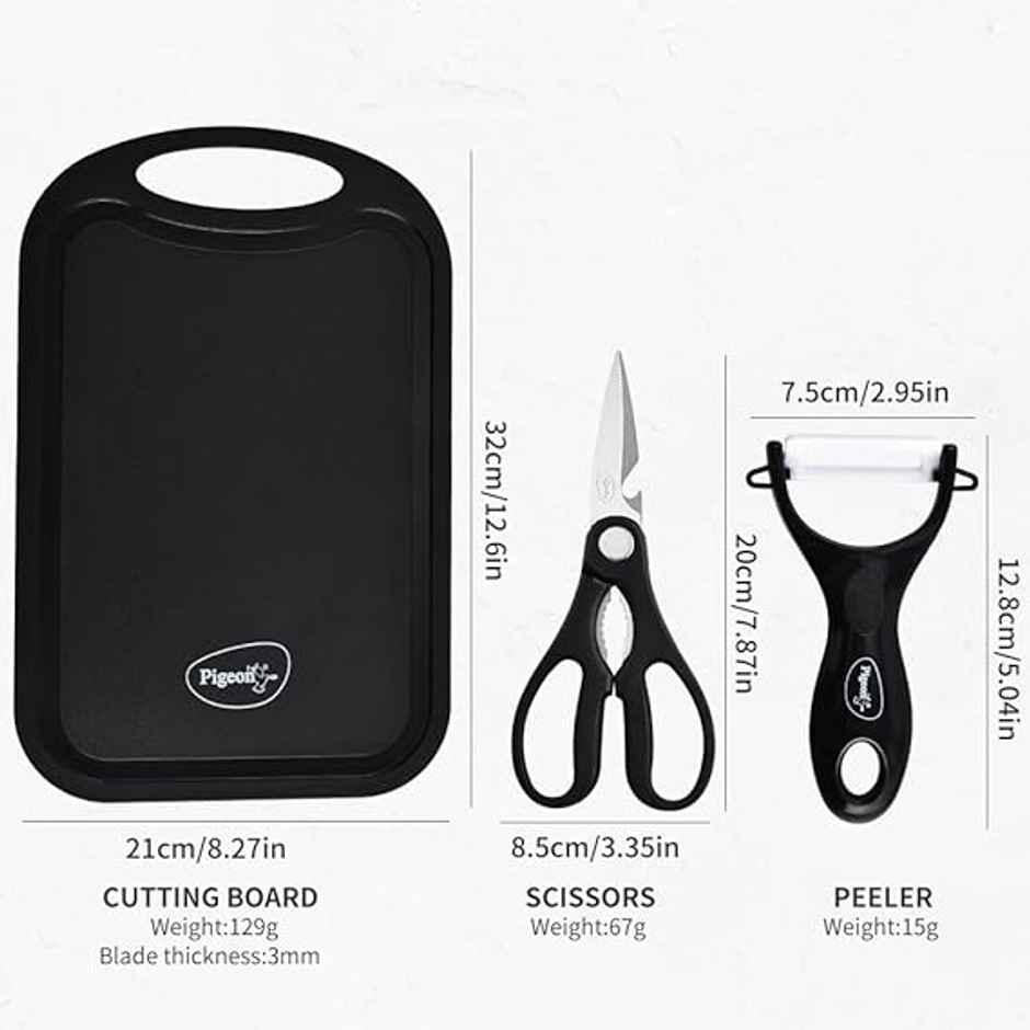 Pigeon Edge Carbon Knife Set 7Pcs