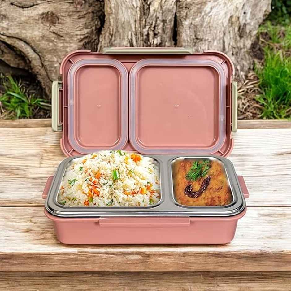 Jensons Two Compound Lunch Box(202) Bpa Free - Assorted