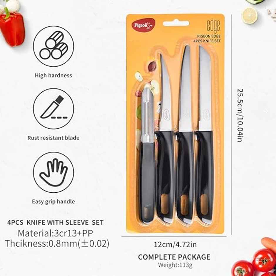 Pigeon Edge 4Pcs Knife Set