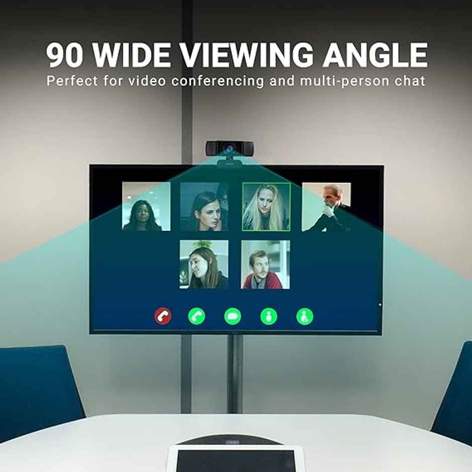 Rapoo C200 Web Camera 720P | HD Webcam with Microphone | 100-degree Wide Angle lens