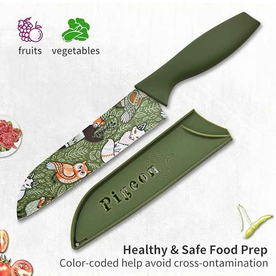 Pigeon Edge Printed Ss Knife Set 6 Inch