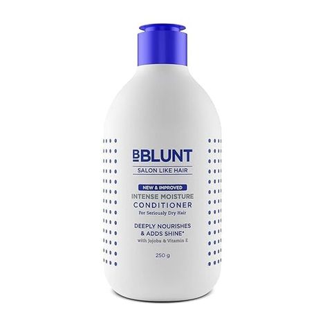 BBlunt Intense Moisture Conditioner With Vitamin E & Jojoba For Dry & Frizzy Hair