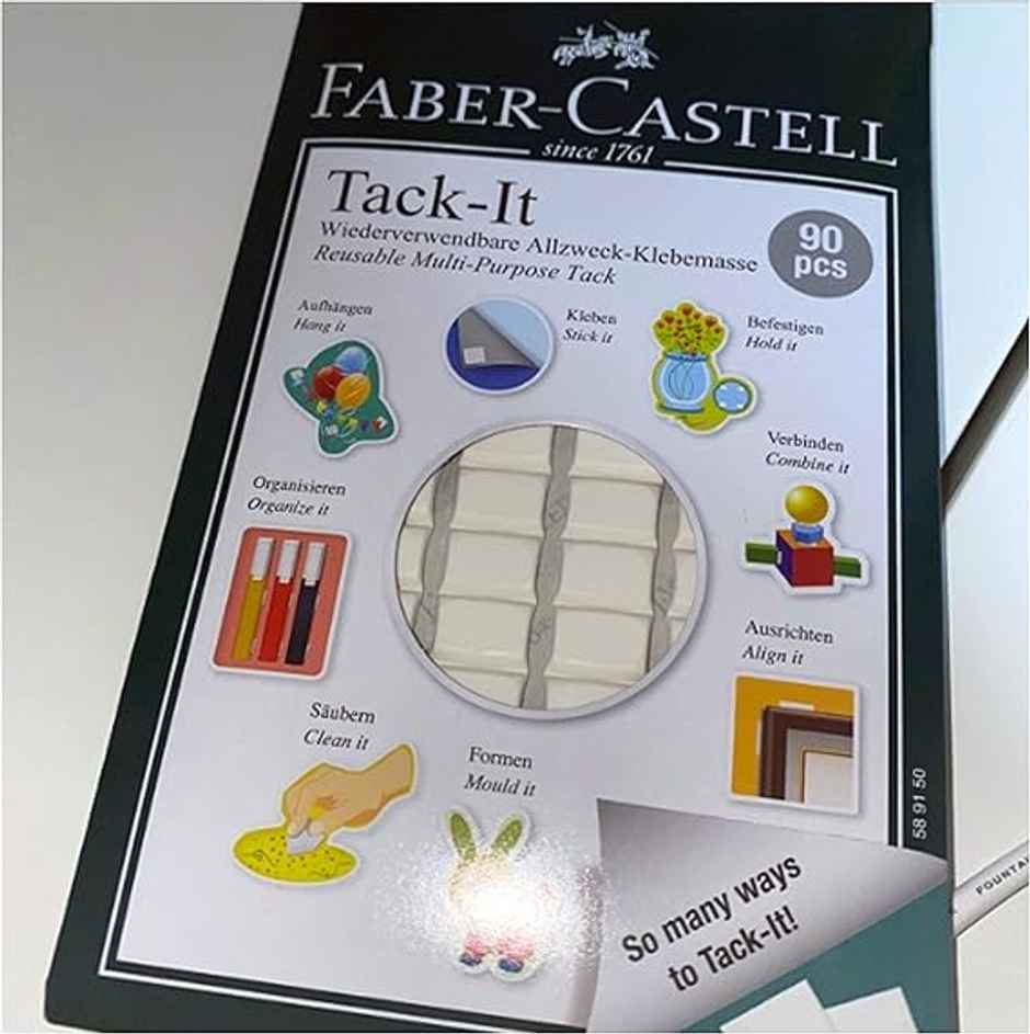 Faber-Castell 589150 Adhesive Tack-It | White